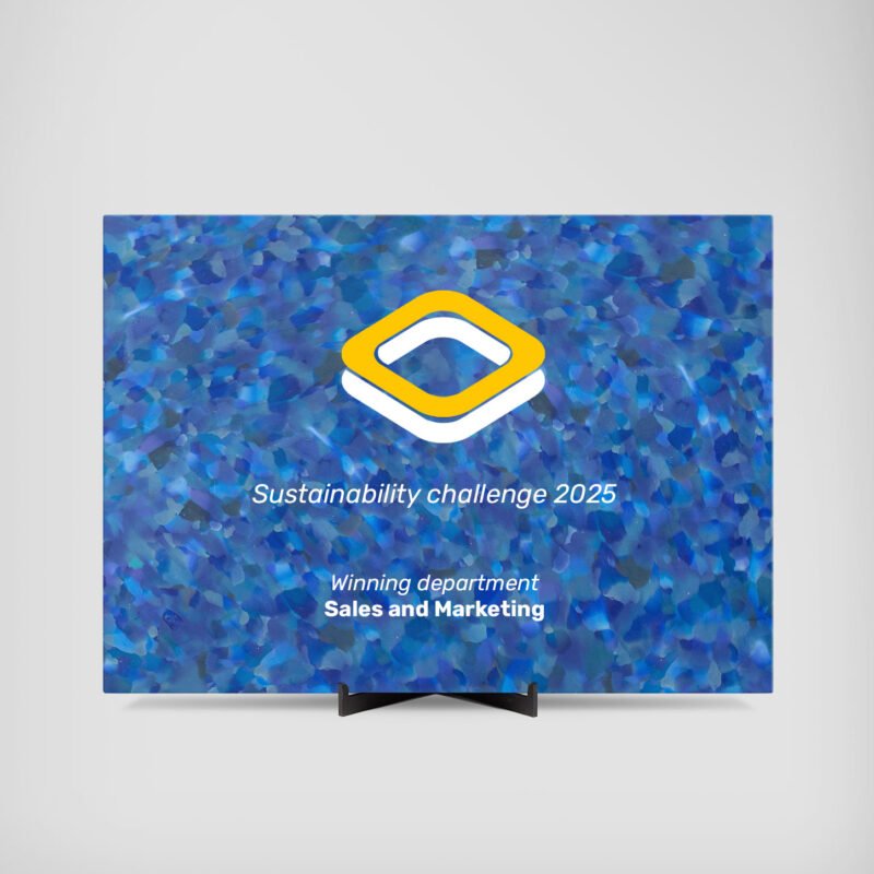 Upstream Canvas Award Plaque Santorini Landscape Studio