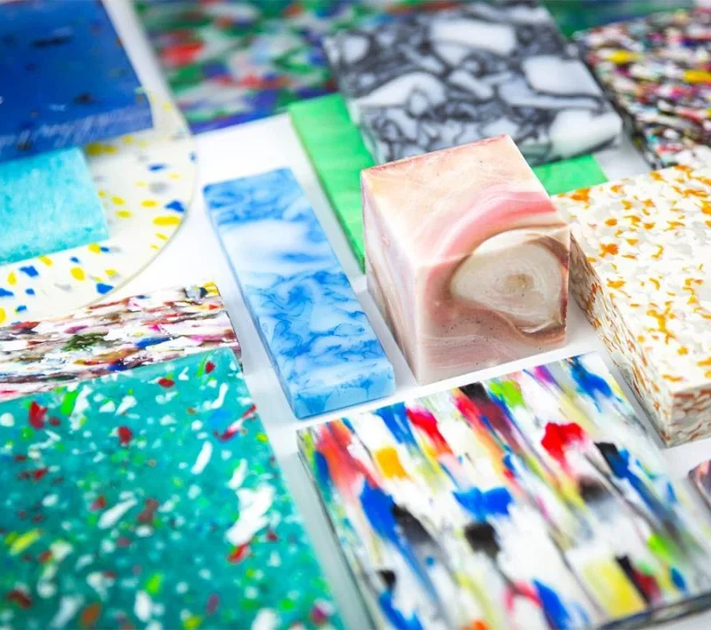 Beautiful recycled materials