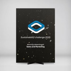 Upstream Canvas | Award Plaque | Dark Galaxy