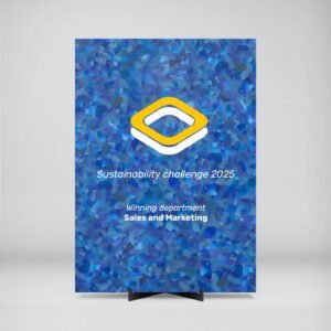 Upstream Canvas | Plaquette | Santorini