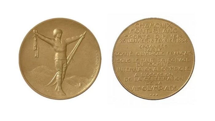2026 Winter Olympic medals: Milan Cortina design and the history of Olympic awards 3 First Winter Olympic medal
