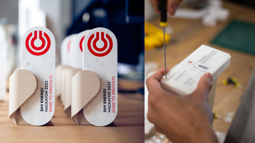 The material passport: A product passport for our trophies 7 SHV Hackathon Trophy Material Passport