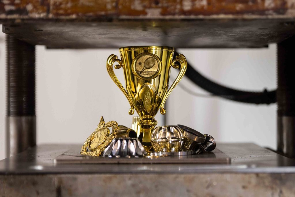 Mubadala Silicon Valley Classic – 2022 5 gold plastic trophy